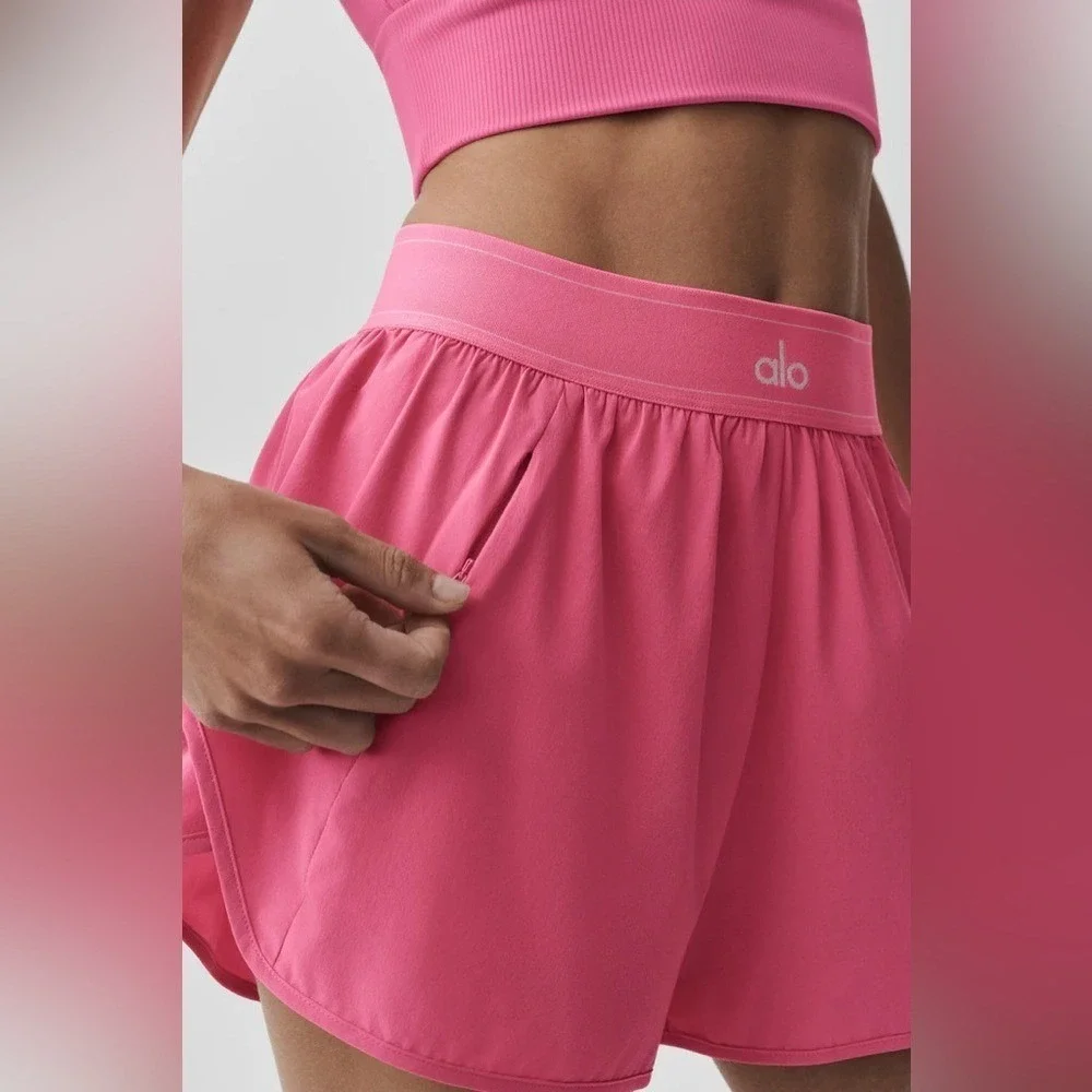 Alo Yoga Match Point Short Paradise Pink M